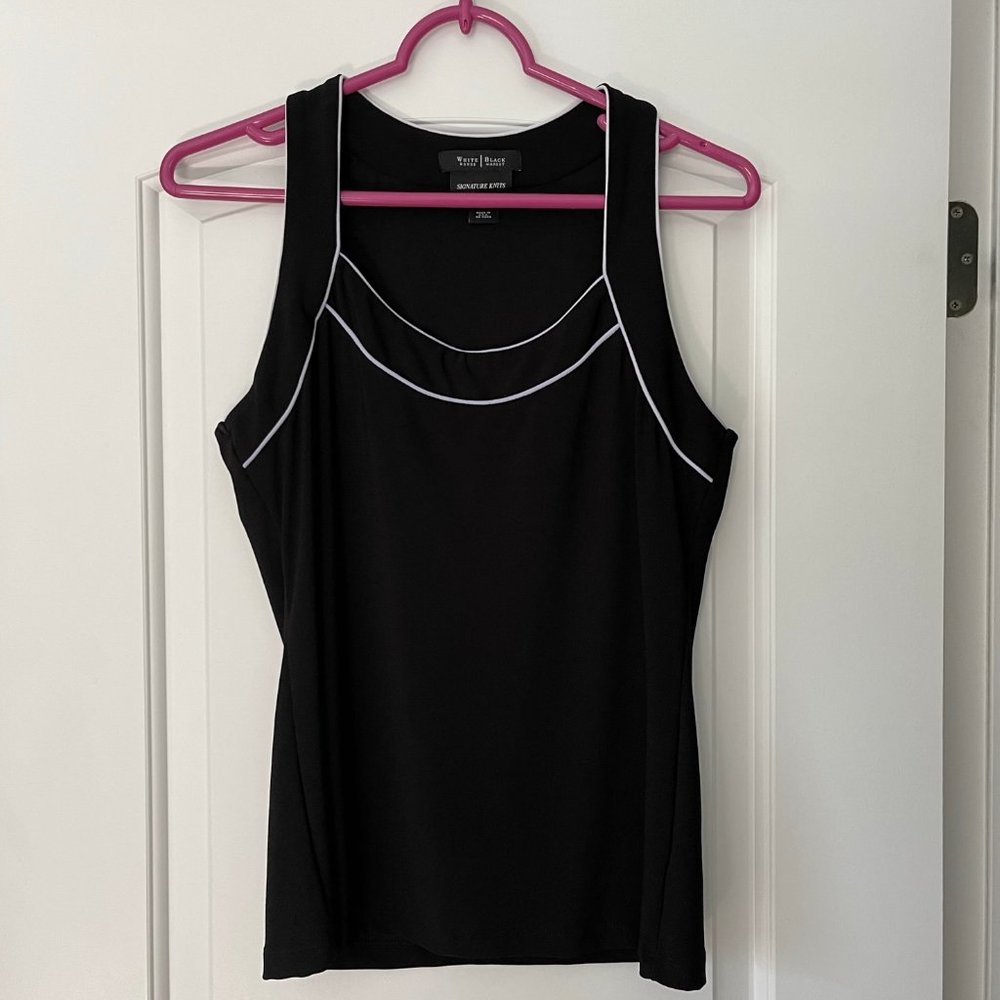 WHITE HOUSE BLACK MARKET Signature Knits Sleeveless Top Women Size Medium